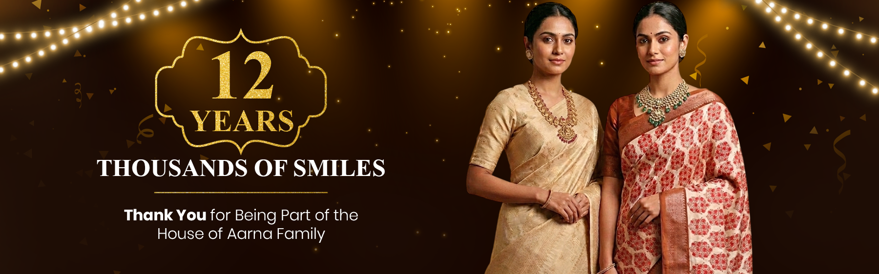 12 Years, Thousands of Smiles: Thank You for Being Part of the House of Aarna Family