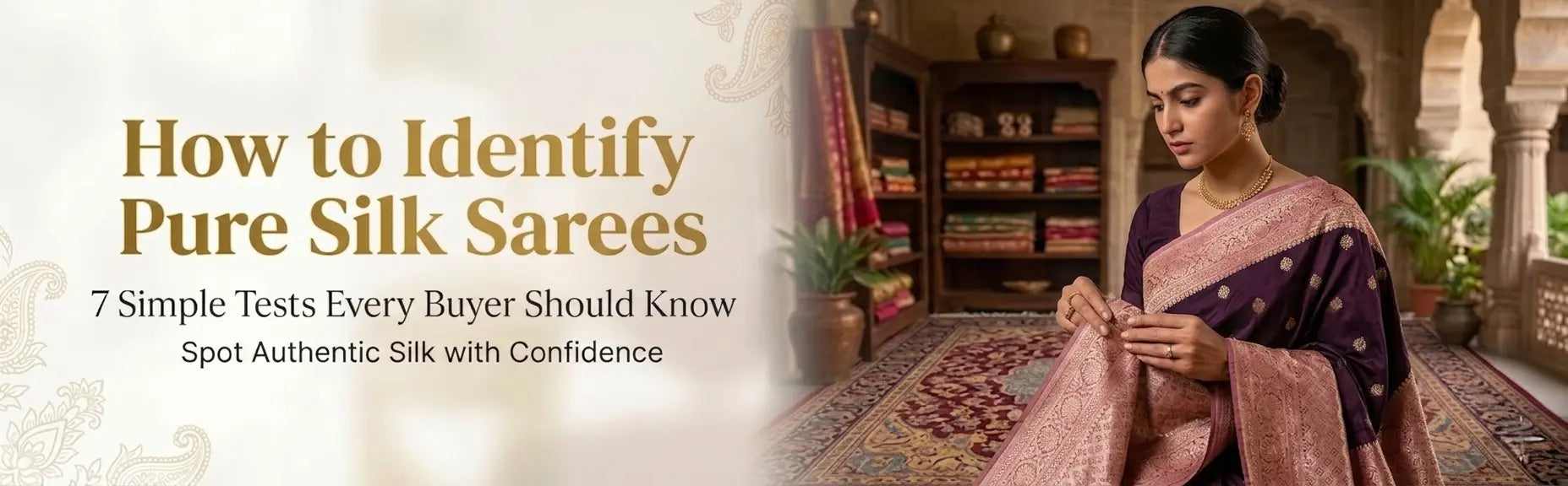 How to Identify Pure Silk Sarees: 7 Easy Tests Every Buyer Should Know