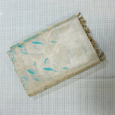 Off-White Valkalam Silk Saree