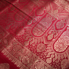 Red Art Silk Saree