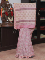 Pink Diamond Chanderi Silk Saree