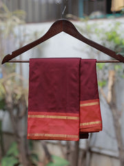 Kadiyal Silk Saree - Maroon