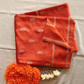Gajji Silk Saree - Orange
