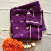 Gajji Silk Saree - Purple