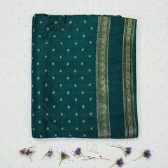 Green Semi Mysore Silk Saree