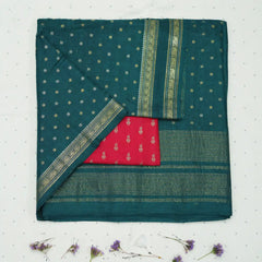 Green Semi Mysore Silk Saree