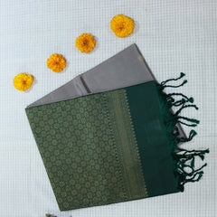 Gray Soft Silk Saree