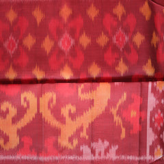 Multicolor Ikkat Silk Saree