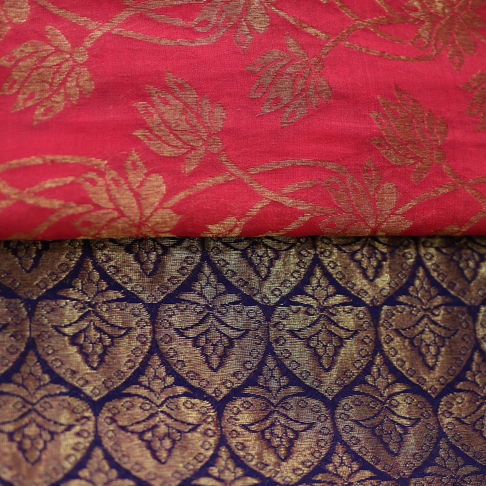 Red Binny Silk Saree