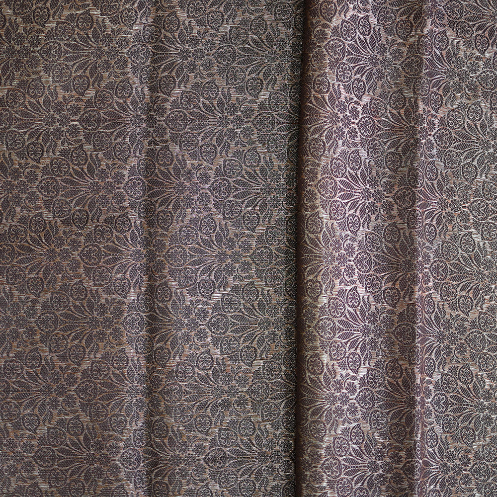 Pink Semi Banaras Silk Saree