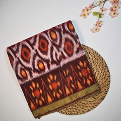 Ikkat Silk Cotton