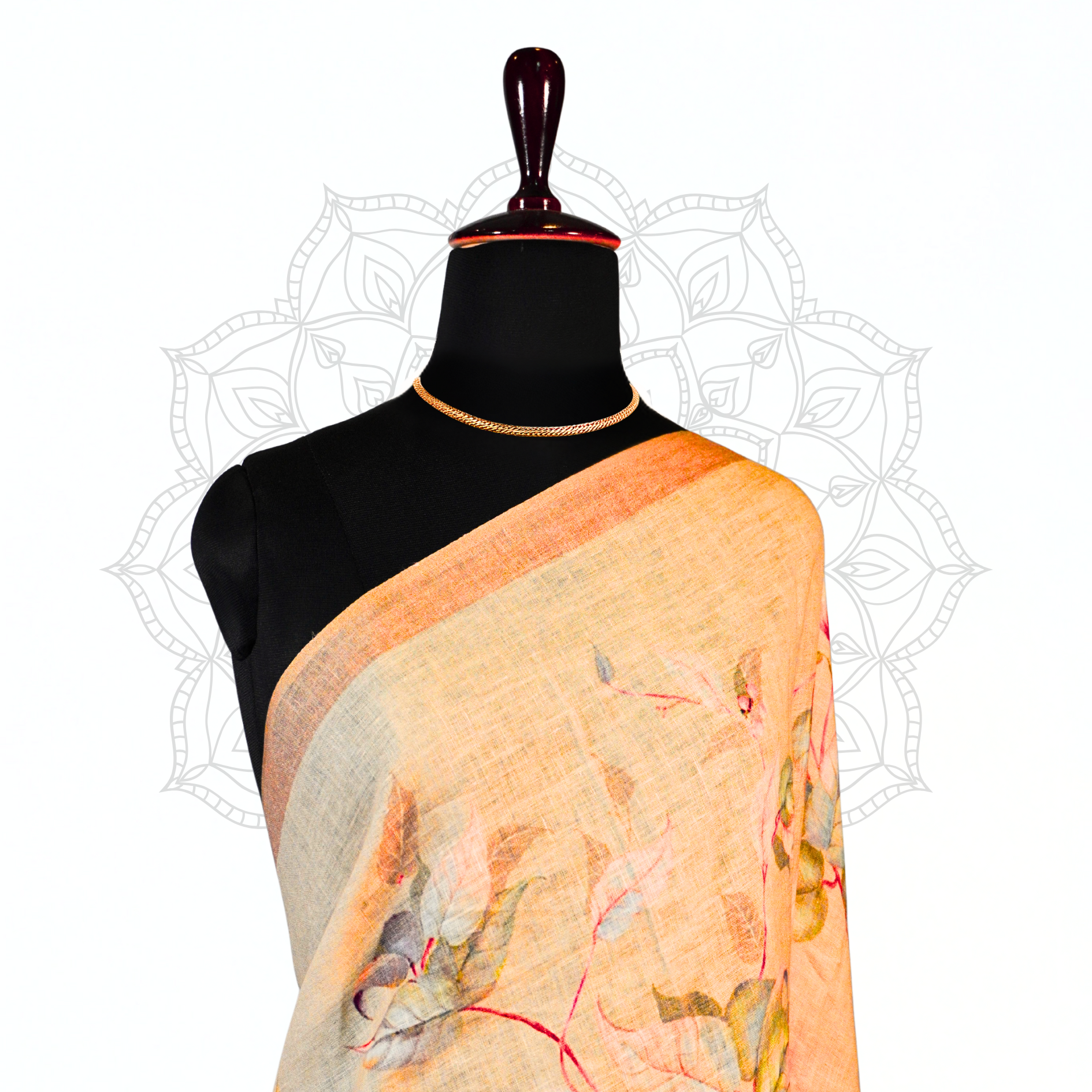 Pure Linen Saree