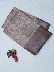 Chanderi Silk Saree - Mustard