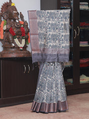 Chanderi Saree - Blue