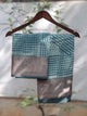 Chanderi Saree - Blue Checks