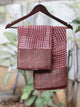 Chanderi Saree - Pink Checks