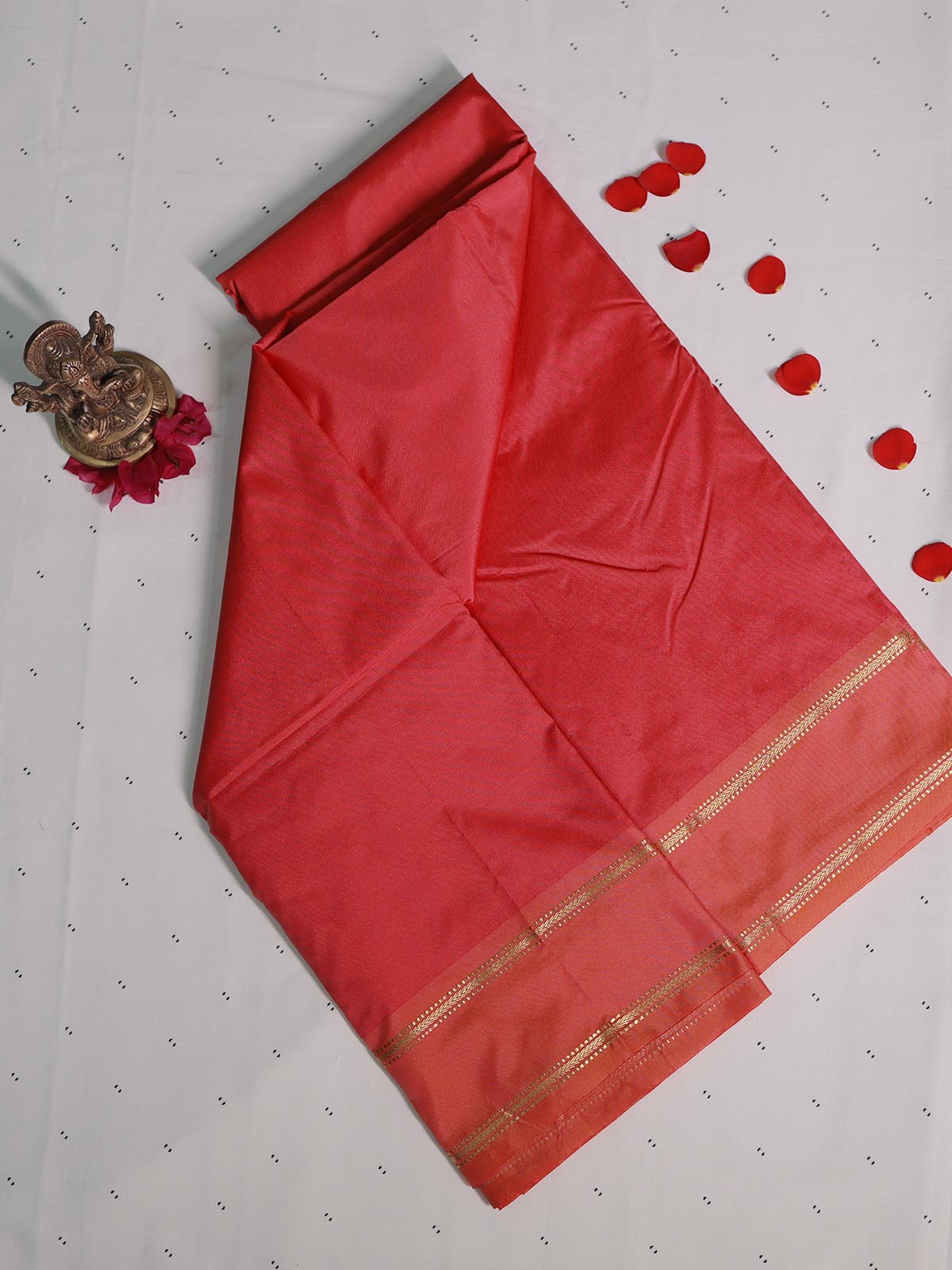 Kadiyal Silk Saree - Red