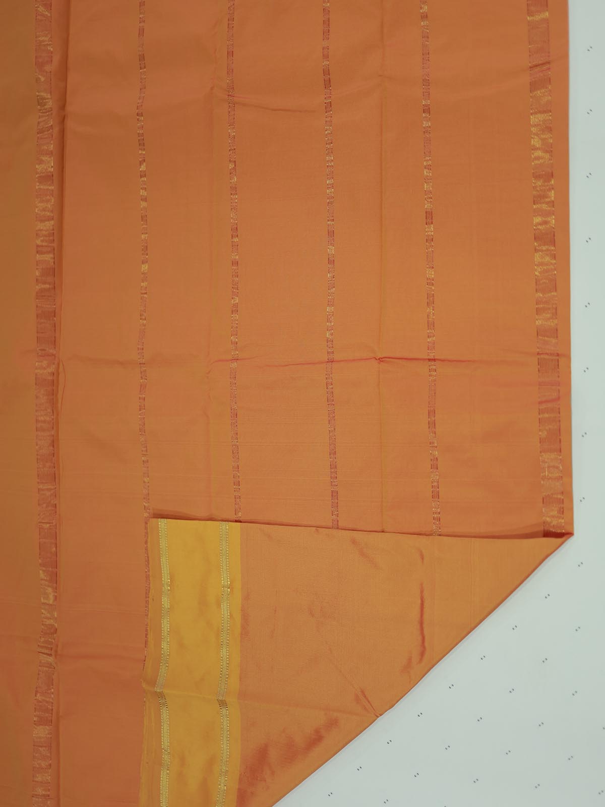 Kadiyal Silk Saree - Orange