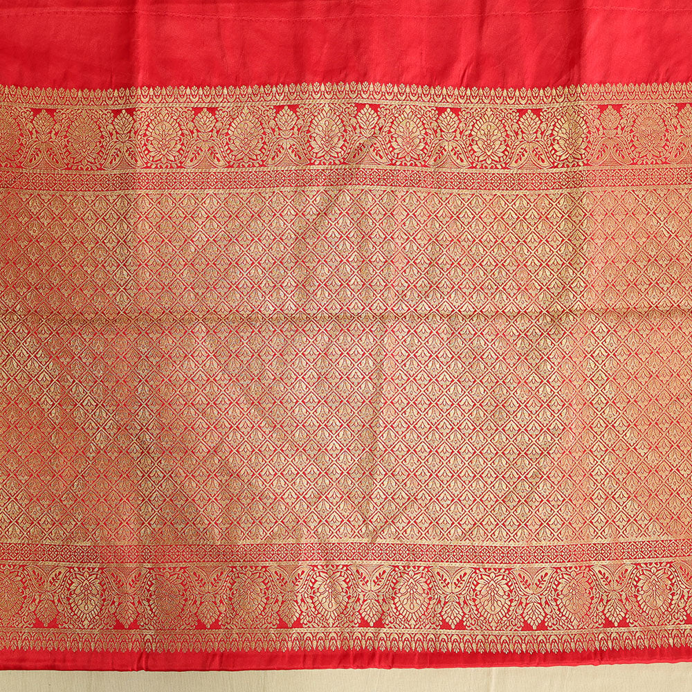 Gajji Silk Saree - Red