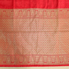 Gajji Silk Saree - Red