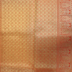 Gajji Silk Saree - Orange