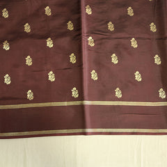 Gajji Silk Saree - Brown