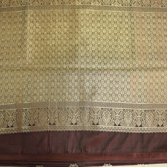 Gajji Silk Saree - Brown