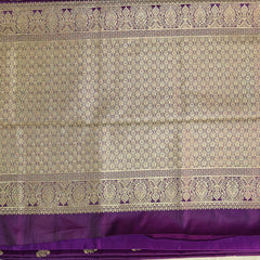 Gajji Silk Saree - Purple