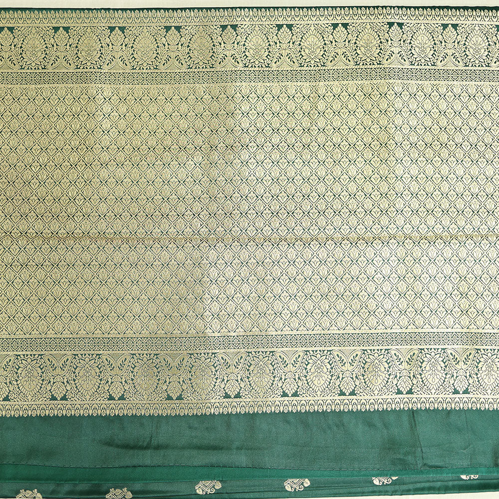 Gajji Silk Saree - Green