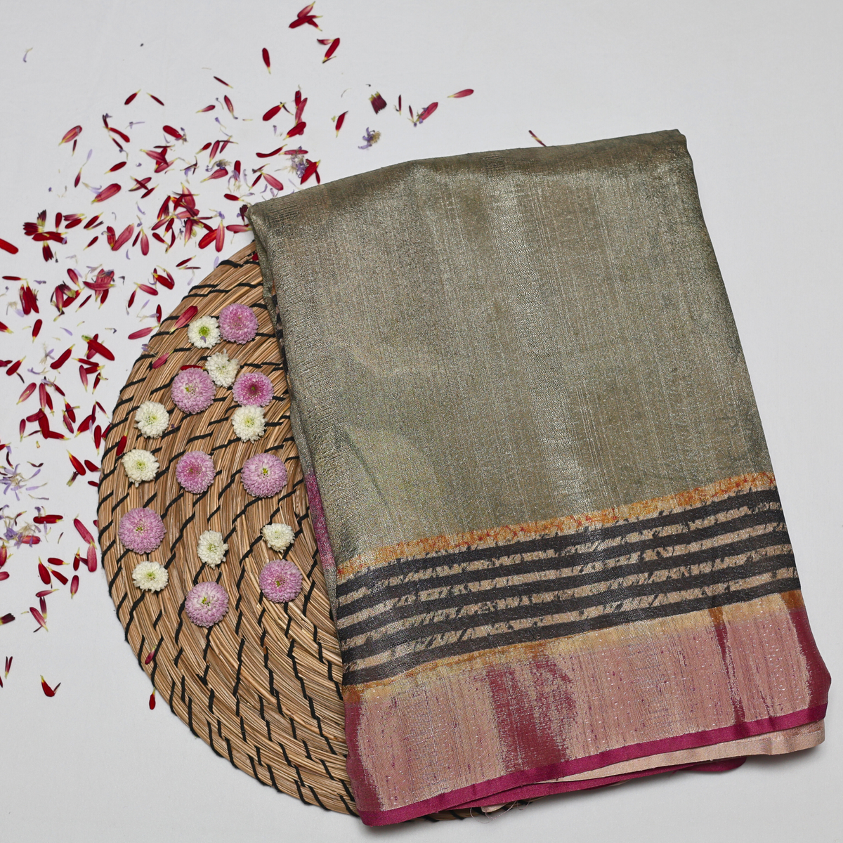 Semi Tussar Silk