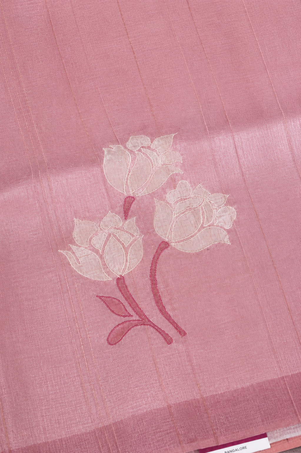 Semi Banaras Soft Dusty Pink