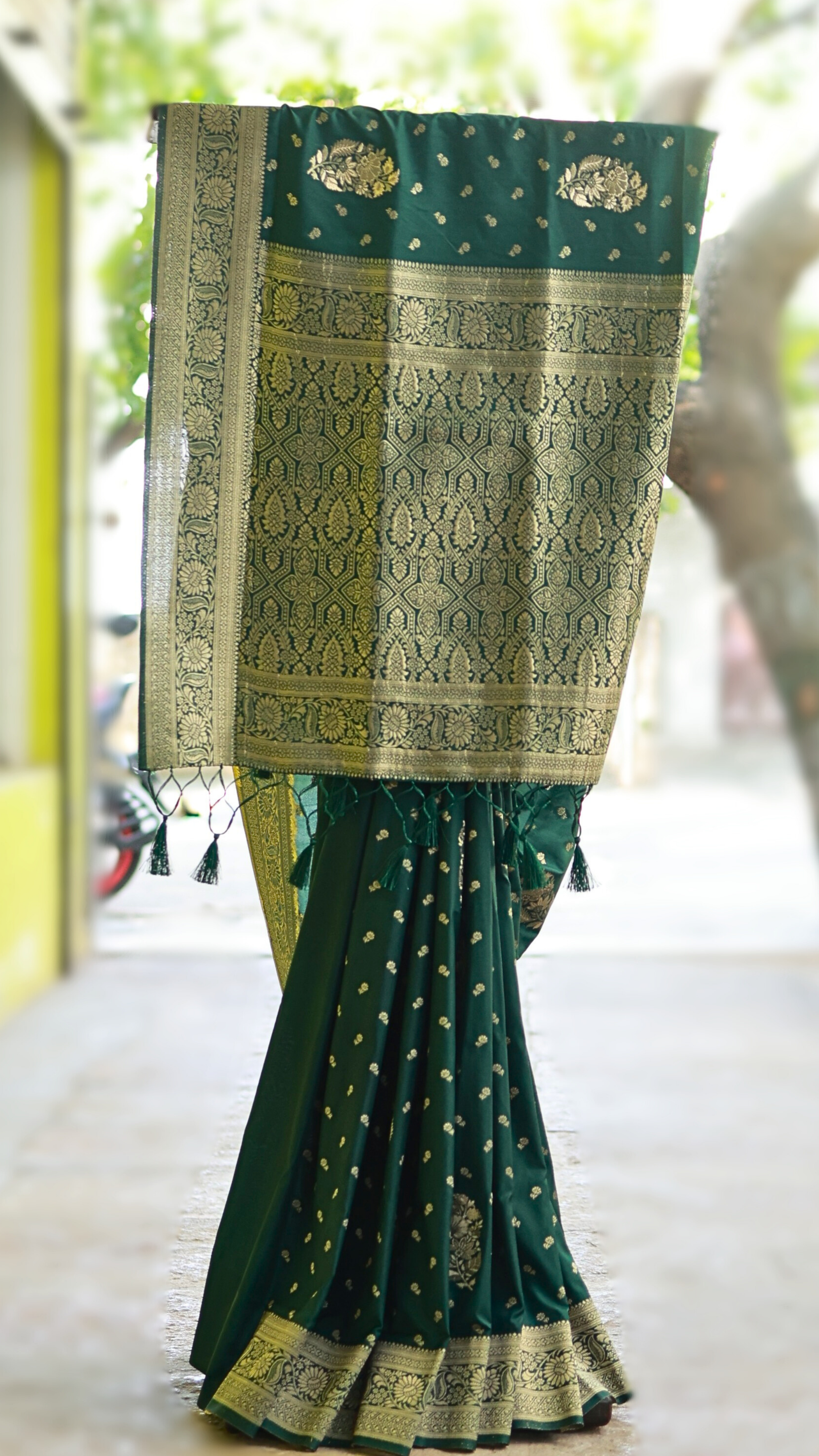 Green Art Silk Saree