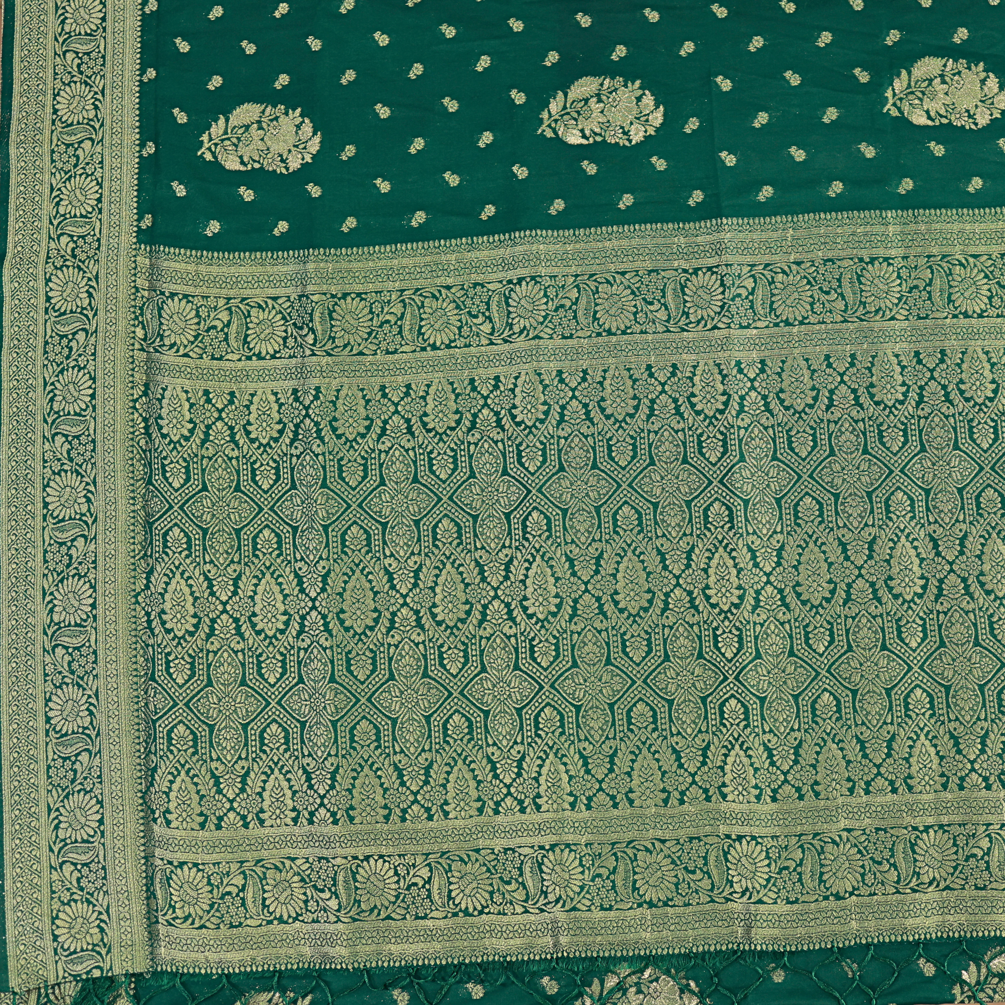 Green Art Silk Saree