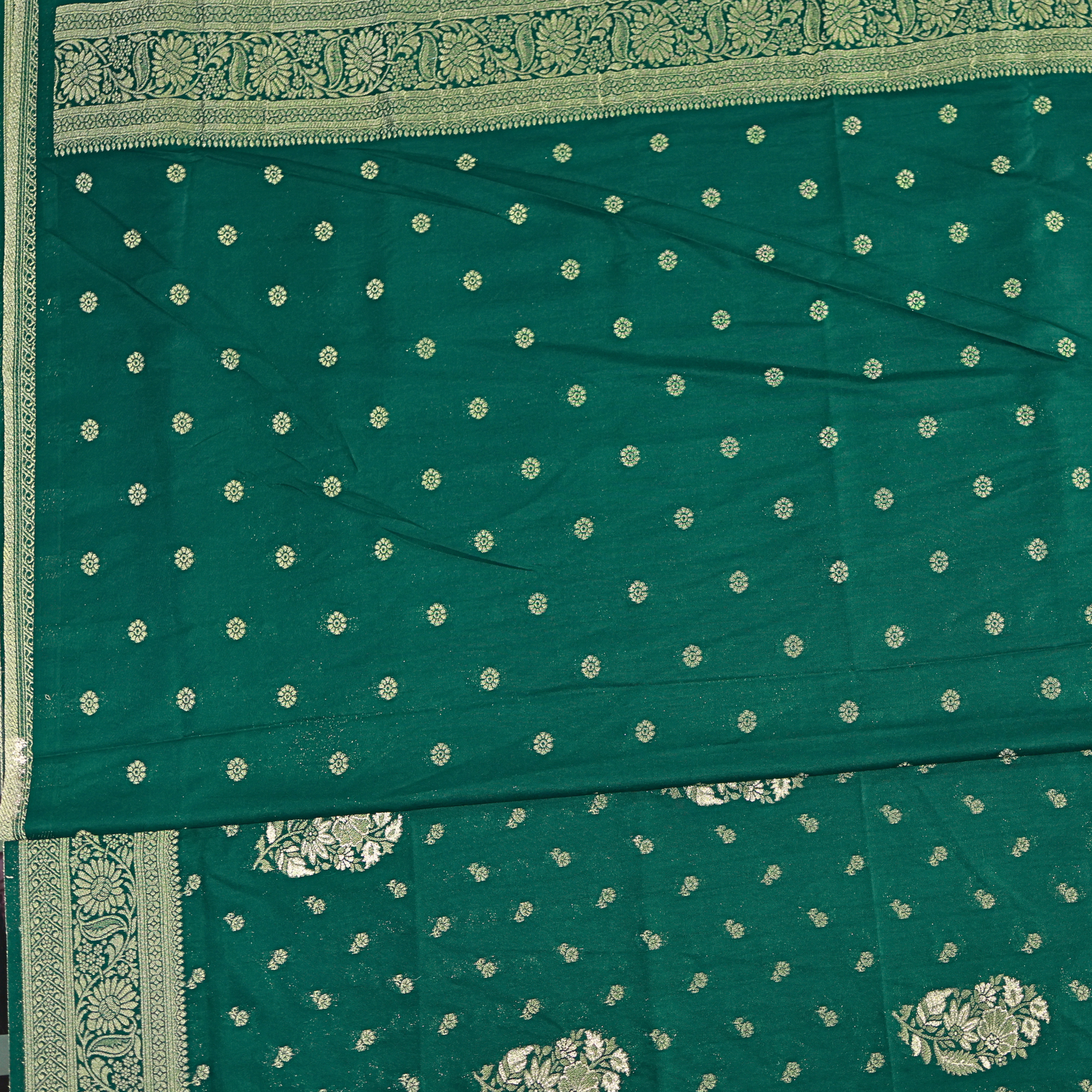 Green Art Silk Saree