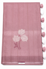 Semi Banaras Soft Dusty Pink