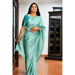 Green Tissue Silk Banarasi Saree