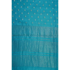 Blue Semi Mysore Silk Saree