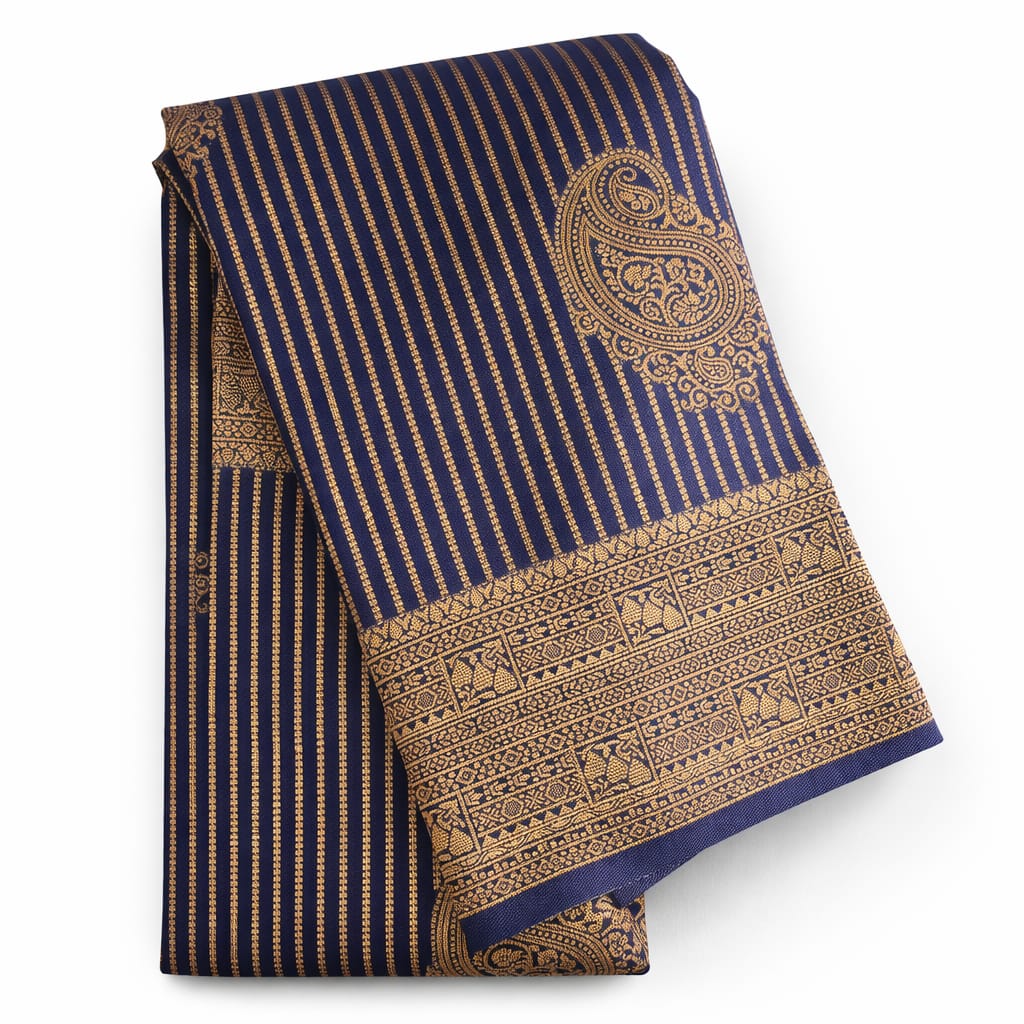 Rust Sitara Silk Saree